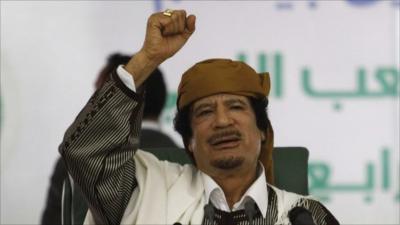 Col Muammar Gaddafi