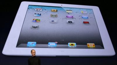 Steve Jobs at launch of iPad 2