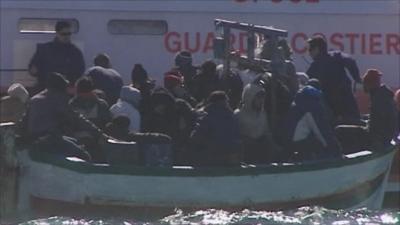 Refugees in Lampedusa