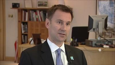 Culture Secretary, Jeremy Hunt