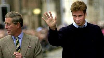 Prince Charles and Prince William