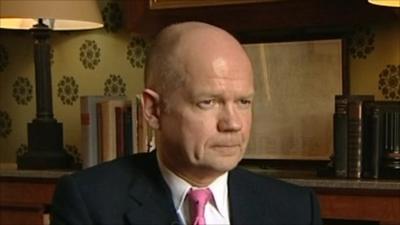 Foreign Secretary William Hague