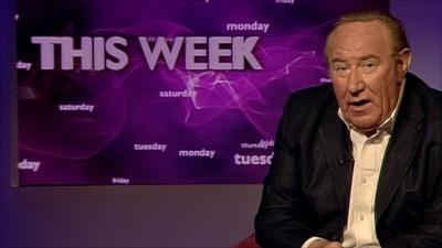Andrew Neil on This Week set