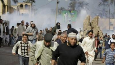 Protesters in Tripoli