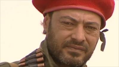 A Libyan rebel
