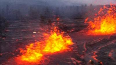 The Kilauea Volcano eruption