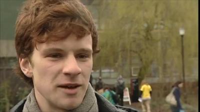 Ali Hares, a smoker at the University of Birmingham