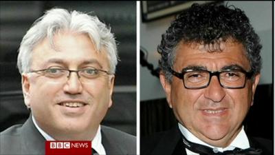 Robert (L) and Vincent (R) Tchenguiz