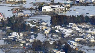 Sendai morning after quake