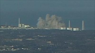 Nuclear power plant explosion