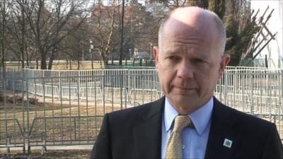 British Foreign Secretary, William Hague