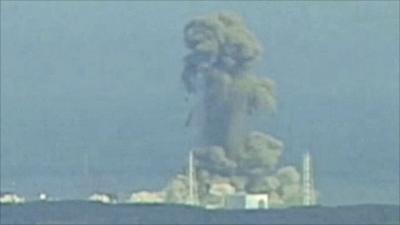 Explosion at nuclear plant in Japan