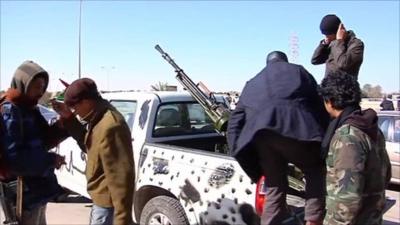 Rebels in Libya