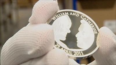 Royal wedding coin