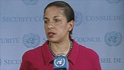 US ambassador Susan Rice