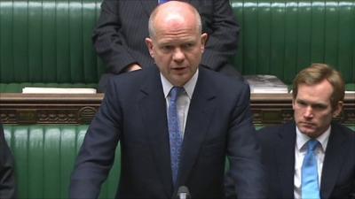 Foreign Secretary William Hague