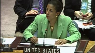 US ambassador Susan Rice