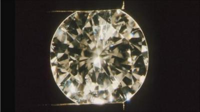 Polished cut diamond