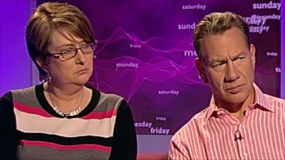 Jacqui Smith and Michael Portillo