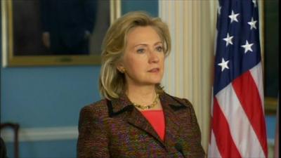 US Secretary of State Hilary Clinton