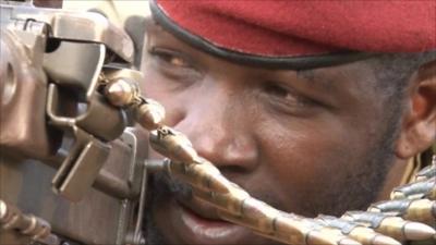 Ivory Coast soldier training