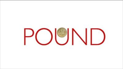 BBC Graphic with "pound" written