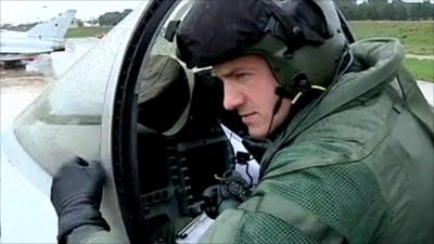 Typhoon fighter pilot - Ministry of Defence image