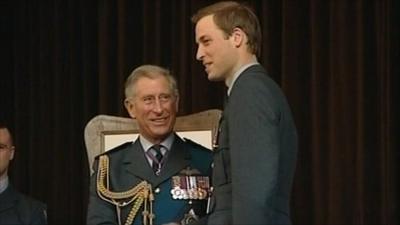 Prince Charles with Prince William