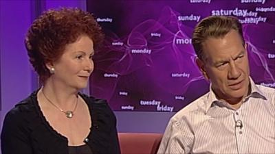 Hazel Blears and Michael Portillo