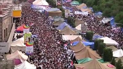 Protests in Sanaa