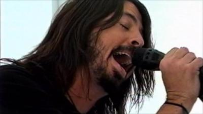 Foo Fighters lead singer Dave Grohl