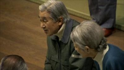 Japanese Emperor Akihito and Empress Michiko