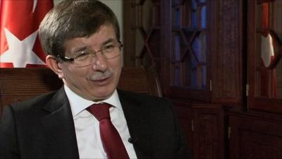 Turkish Foreign Minister Ahmet Davutoglu