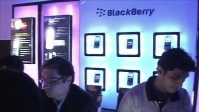 BlackBerry shop, India