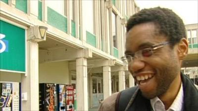 Student in vox pop