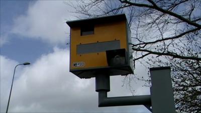 A speed camera