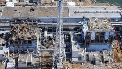 Aerial view of the Fukushima Daiichi Nuclear Power Station