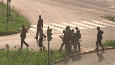 Pro-Gbagbo men in Abidjan