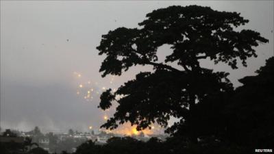 Bombing in Abidjan