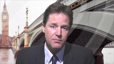 Deputy Prime Minister Nick Clegg