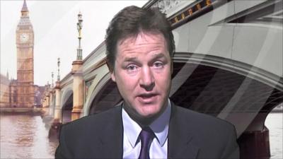 Deputy Prime Minister Nick Clegg