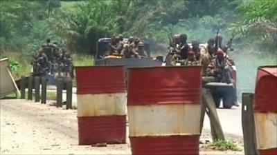 Troops in Ivory Coast