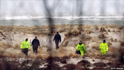 Police search Long Island beach