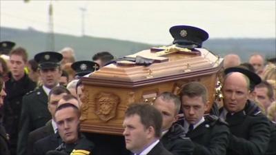 Ronan Kerr's funeral