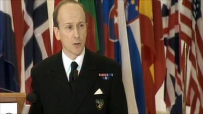 Nato's Rear Admiral Russell Harding