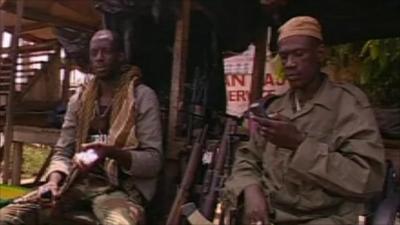 Two men in Abidjan