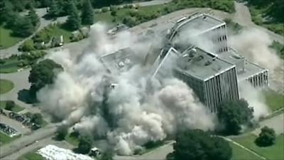 Building implosion