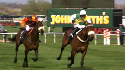 Ballabriggs wins the 2011 Grand National