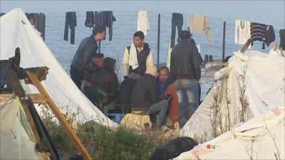 Refugees in Lampedusa