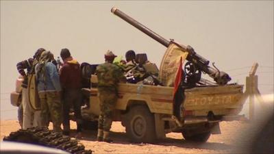 Rebels in Ajdabiya